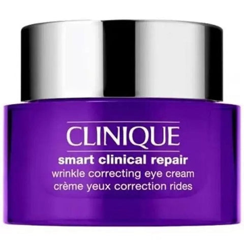 Jag Couture London New York Clinique Smart Clinical Repair Eye Cream 15ml jar with sleek packaging and applicator tip.