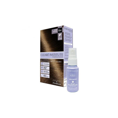 Jag Couture London Colour Pharma Clinuance N6 Dark Blonde hair dye in a tube, showcasing the dark blonde shade and packaging.