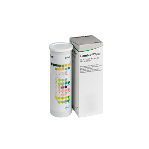 Jag Couture London - New York Combur 10 Test strips for urine analysis, 100 strips in a blister pack.