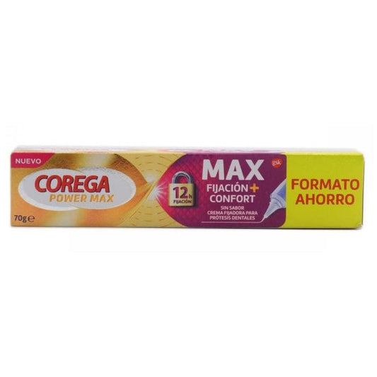 Jag Couture London - New York Corega Power Max Fixing Cream for Dental Prostheses 70g