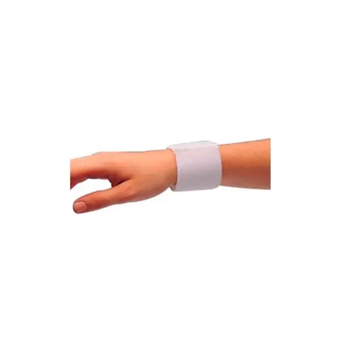 Jag Couture London - New York Corysan Velcro Wristband White 1U