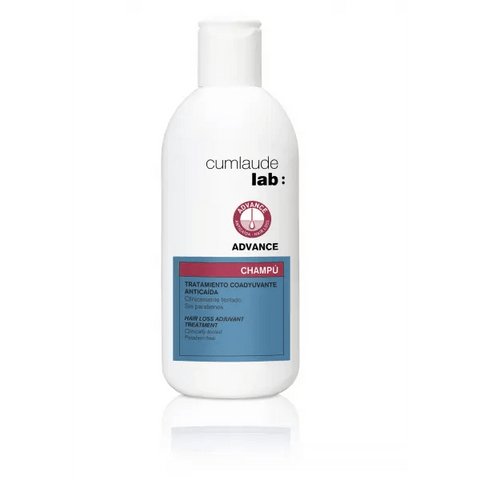 Jag Couture London Cumlaude Advance Anti-Hair Loss Shampoo 200ml bottle with sleek packaging and label design.