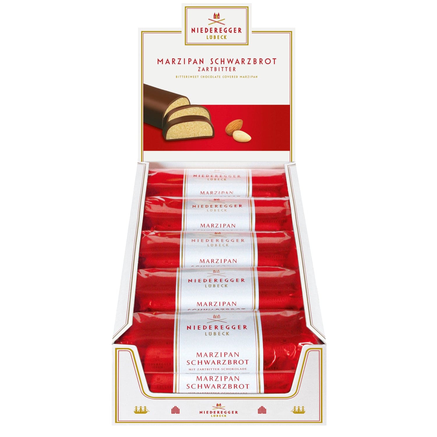 Jag Couture London - New York Dark chocolate covered marzipan loaf