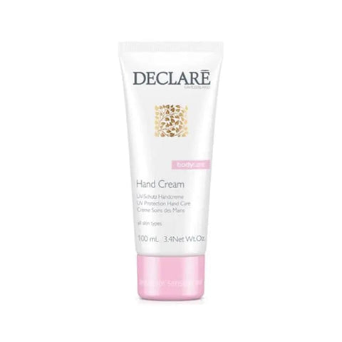 Jag Couture London-New York Declaré Hand Cream 100ml jar with white lid and sleek packaging, designed for nourishing skin.