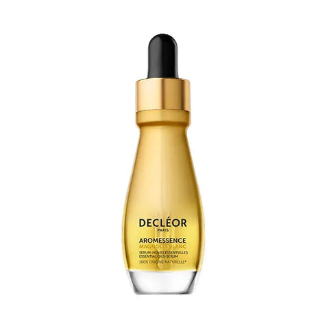 Decléor Aromessence Magnolia Blanc serum-huile in a 15ml bottle, featuring a sleek design with the product label visible.