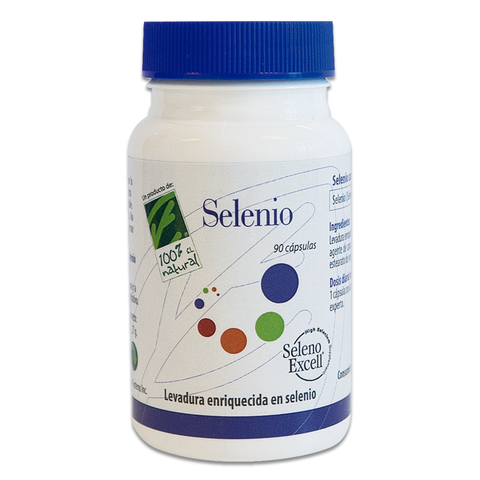 100% Natura Selenio supplement by Jag Couture London - New York, 90 capsules, shown in the image.