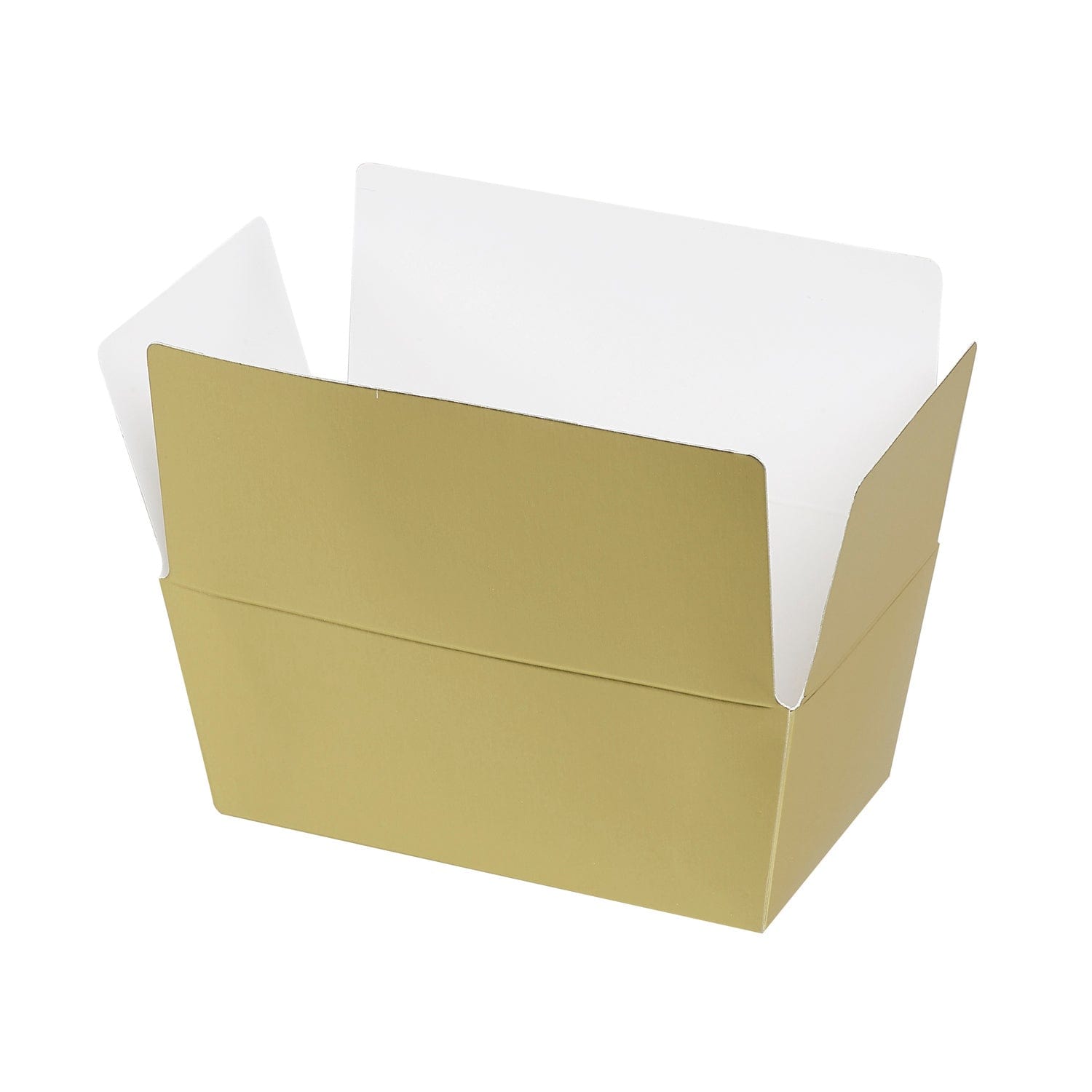 375g matte gold ballotin from Jag Couture London New York showing elegant, gold-colored packaging for chocolates or gifts