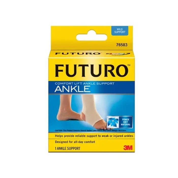 3M Futuro ankle mild support brace in size L, designed by Jag Couture London - New York, shown on a white background.