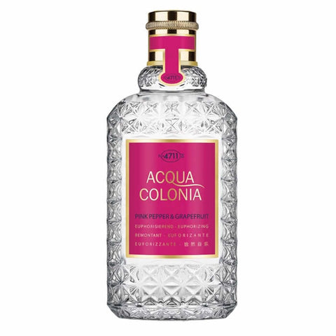 Jag Couture London 4711 Acqua Colonia Pink Pepper and Grapefruit Eau De Cologne spray 100ml bottle with pink and citrus accents.