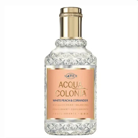 Jag Couture London 4711 Acqua Colonia White Peach & Coriander Eau De Cologne spray 50ml bottle with white peach and coriander scent