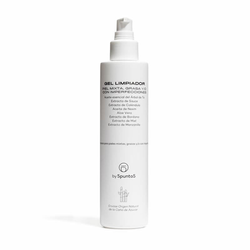 Organic cleansing gel in a 200ml bottle by Jag Couture London New York, ideal for gentle skin cleansing.