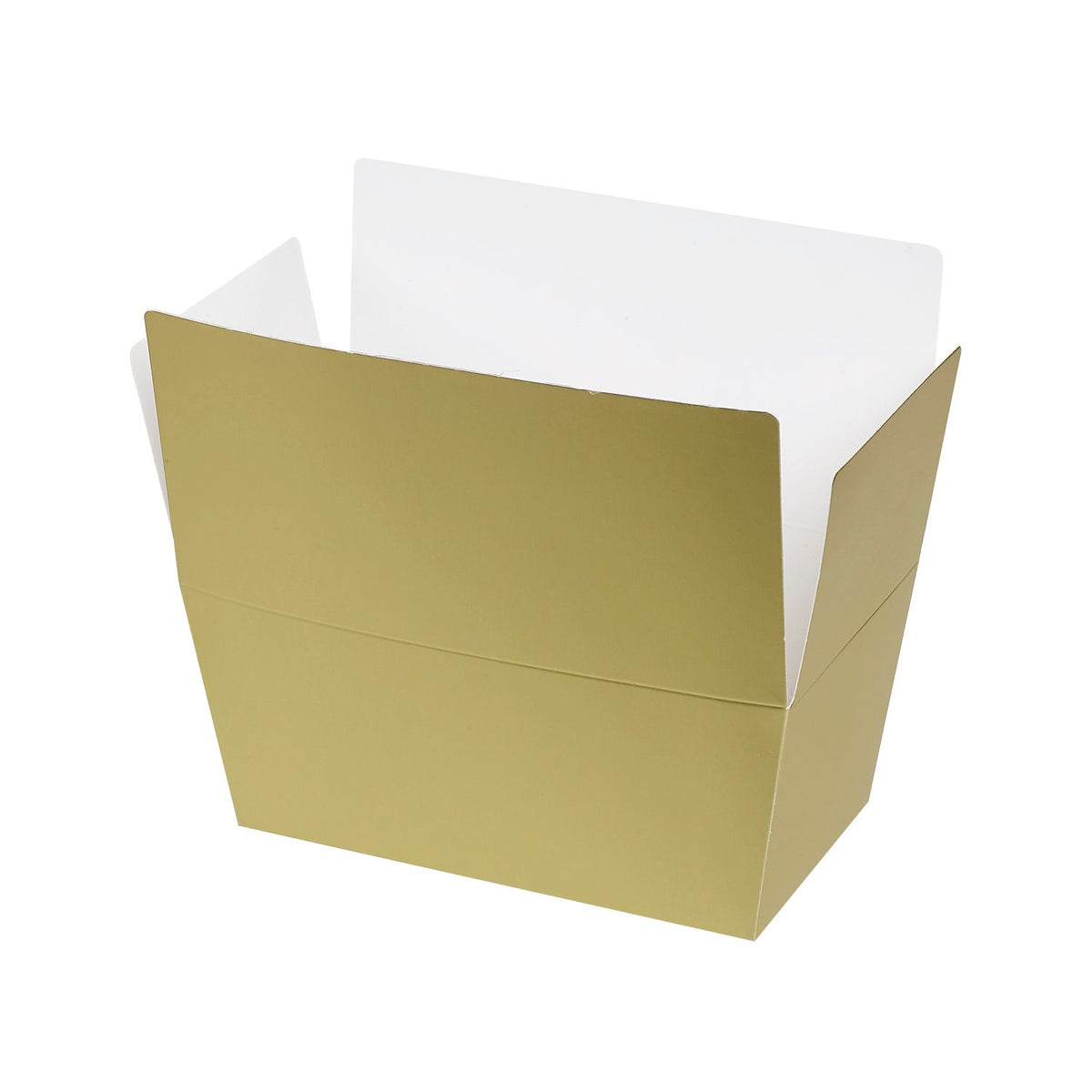 750g matte gold ballotin box by Jag Couture London New York, elegant gift packaging with a smooth matte gold finish.
