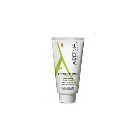 A-Derma Dermoprotective Cream with oat extract in a 50ml jar, displayed with the product packaging and label.
