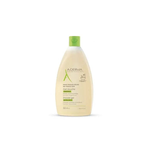 A-derma Overweight Shower Gel by Jag Couture London New York in a 500ml bottle, shown with the product label visible.