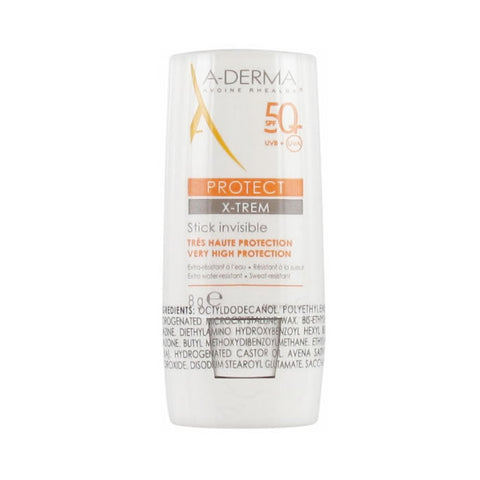 A-Derma Protect Stick Invisible X-trem 8g from Jag Couture London - New York, showing the compact skincare stick with packaging.