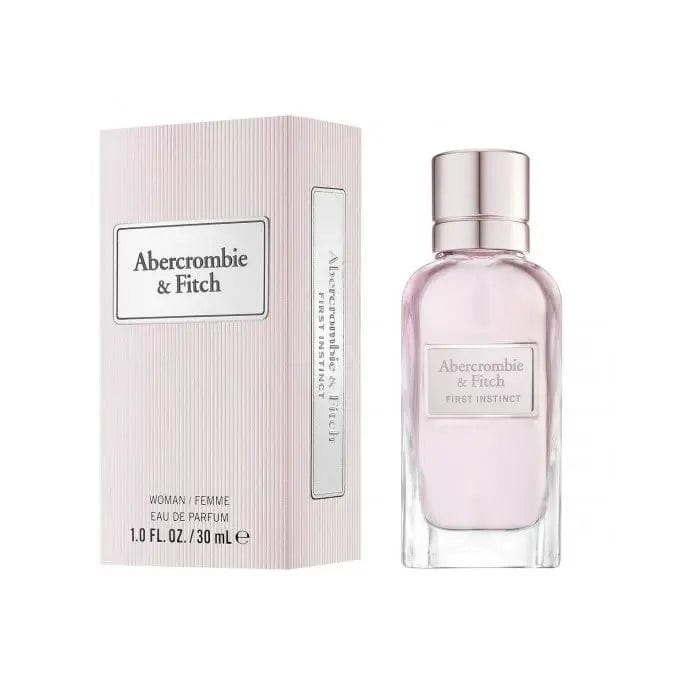 Abercrombie & Fitch First Instinct Woman Eau De Perfume Spray 30ml, sleek bottle displayed with elegant design, by Jag Couture London New York