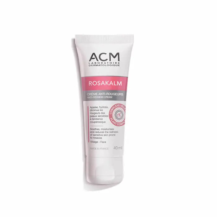 ACM Rosakalm Anti-Redness Cream by Jag Couture London, 40ml tube, showing the product container with branding and packaging details.