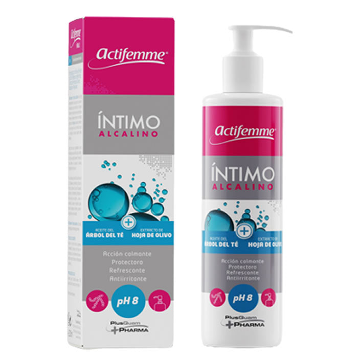 Jag Couture London New York Actifemme Intimate Gel pH 8, 200ml bottle, smooth and soothing personal care product.