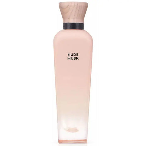 Adolfo Dominguez Nude Musk Eau De Perfume spray 120ml bottle with a sleek design, displayed on a neutral background.