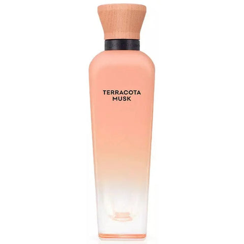Adolfo Dominguez Terracota Musk Eau De Perfume Spray 120ml displayed with bottle and packaging.