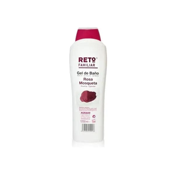 Jag Couture London Agrado Familiar Rosehip Shower and Bath Gel in a 1250ml bottle, designed for gentle cleansing and skincare.