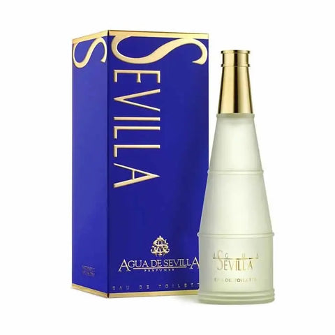 Agua De Sevilla Eau De Toilette spray 50ml by Jag Couture London-New York, showing the elegant perfume bottle.