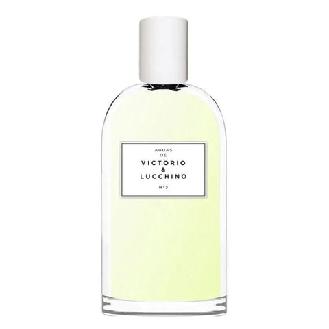 Aguas de Victorio & Lucchino N3 Eau de Toilette spray 150ml by Jag Couture London, showing the elegant perfume bottle.