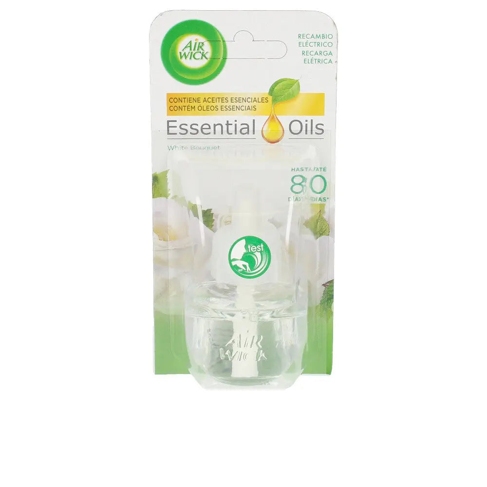 Air-Wick electric air freshener refill in White Bouquet scent, 19ml, by Jag Couture London - New York.