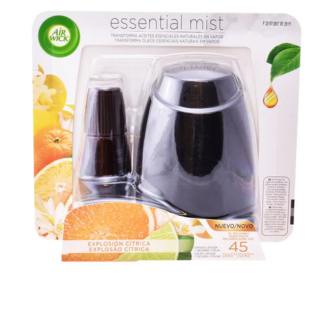 Air-Wick Essential Mist Citrus Air Freshener from Jag Couture London - New York, 20ml bottle with vibrant citrus scent.