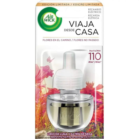 Jag Couture London New York Air-Wick Satin and Moon Lilly electric air freshener refill 19ml, showing the product packaging.