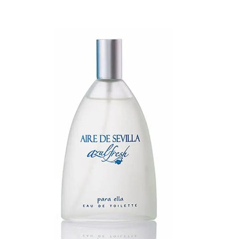 Jag Couture London Aire De Sevilla Azul Fresh Eau De Toilette Spray 150ml, blue bottle and elegant packaging.