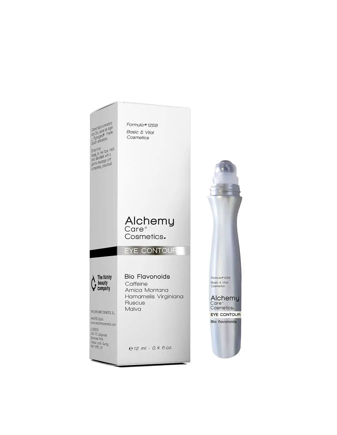Jag Couture London Bio Flavonoids Eye Contour Cream, 12ml, for brightening and hydrating the delicate eye area.
