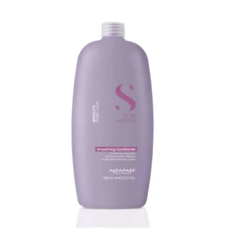 Alfaparf Milano Semi Di Lino Smooth Smoothing Conditioner in 1000ml bottle, designed for silky, frizz-free hair care.
