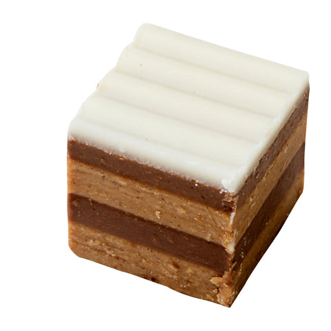 Jag Couture London and New York almond hazelnut chocolate truffles with elegant layered almond and hazelnut flavors, 11.6g each.