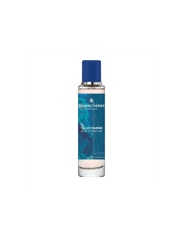 Alvarez Gómez Yacht Marine Pour Homme 30 fragrance bottle, masculine scent with nautical-inspired design, in a sleek glass container.