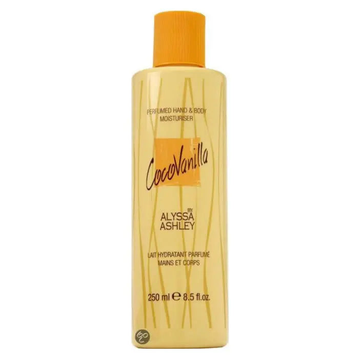 Alyssa Ashley CocoVanilla perfumed hand and body moisturizer in a 100ml jar, with a luxurious, creamy texture and vanilla coconut scent.