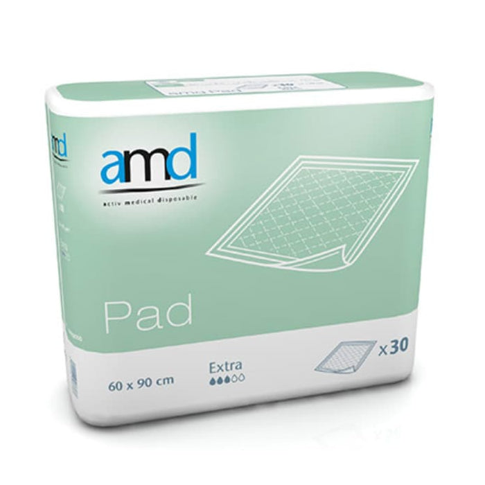 Jag Couture London bed protector, AMD Pad Extra 30, 60x90 inches, waterproof mattress protector with quilted surface.