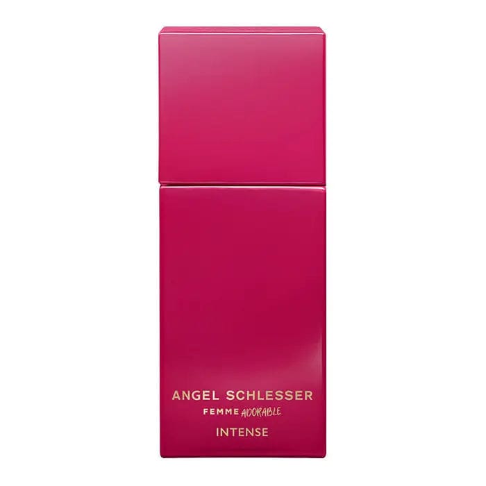 Angel Schlesser Femme Adorable Intense Eau de Perfume spray 100ml bottle with elegant design, showcasing the fragrance's sophisticated packaging.