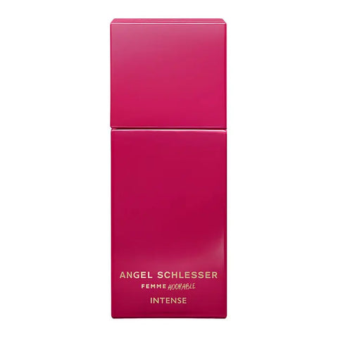 Angel Schlesser Femme Adorable Intense perfume spray 100ml from Jag Couture London showcases the elegant bottle with a sleek design.