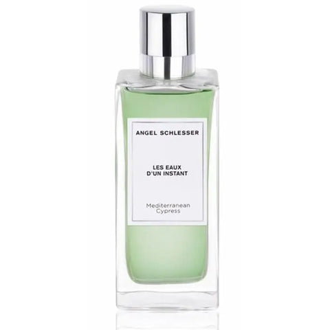 Angel Schlesser Les Eaux d'un Instant Mediterranean Cypress Eau De Toilette spray 100ml, featuring Mediterranean cypress in elegant packaging.