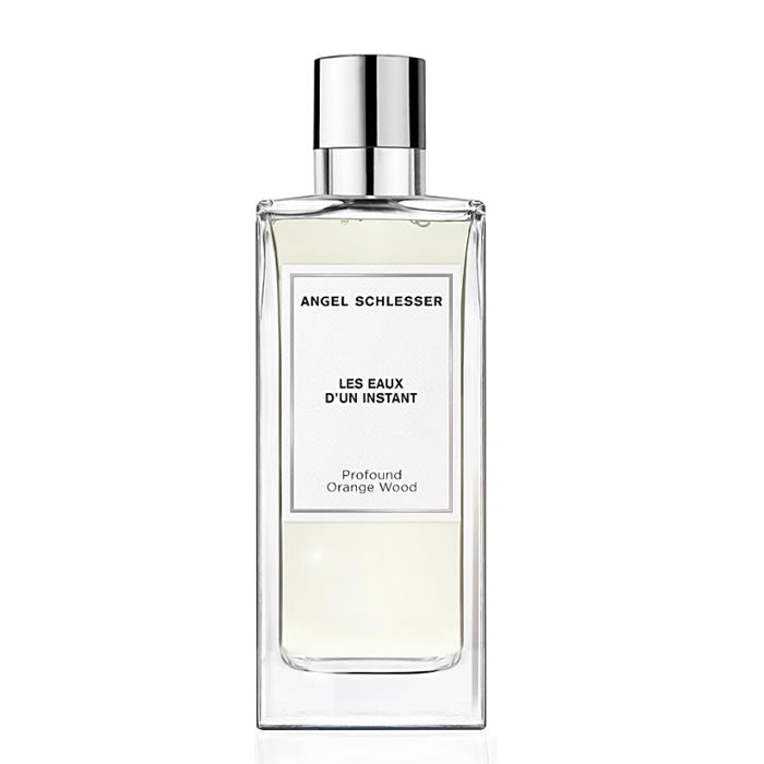 Angel Schlesser Profund Orange Wood Eau De Toilette spray in 150ml bottle, featuring a citrus and woody fragrance.