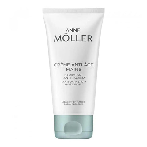 Anne Moller Antiaging Hand Cream in 100ml jar, featuring smooth texture and elegant packaging by Jag Couture London New York.
