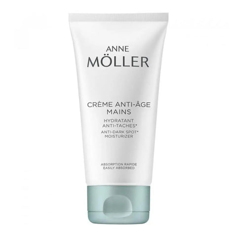 Anne Moller antiaging hand cream in 100ml tube, featuring smooth, nourishing formula for youthful, hydrated hands.