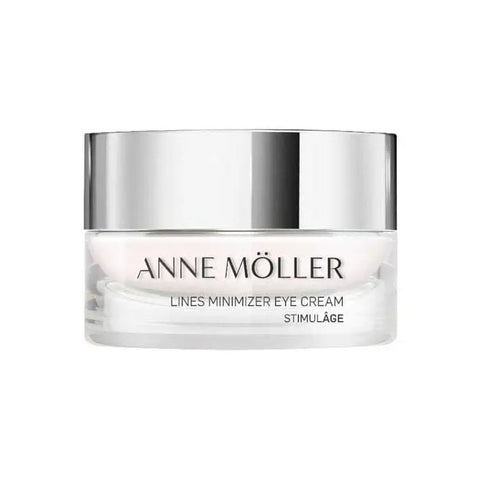 Anne Möller Lines Minimizer Eye Cream 15ml from Jag Couture London features smooth, hydrating eye care in a sleek tube.