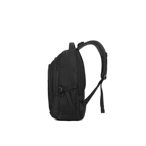 Aoking HN2069 black handbag by Jag Couture London New York, showing sleek design and textured material.