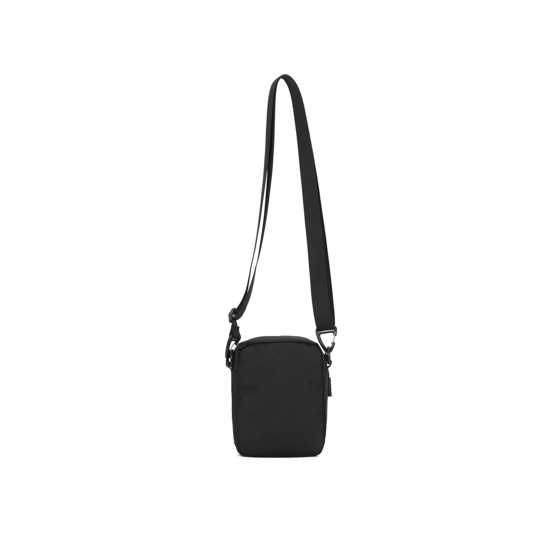 Aoking XK3050-11 black handbag by Jag Couture London New York, featuring sleek design and textured material.