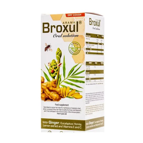 Jag Couture London New York Arama Broxul Syrup 120ml bottle, showcasing the elegant packaging and product label.