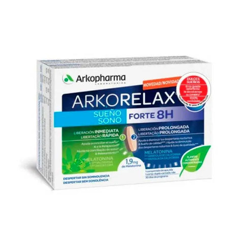 Arkopharma Arkorelax Sleep insomnia tablets, 30 count, natural supplement for restful sleep and relaxation.