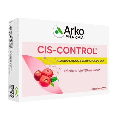 Arkopharma Cranberola Ciscontrol American Cranberry capsules by Jag Couture London - New York, 60 capsules, natural supplement for urinary health