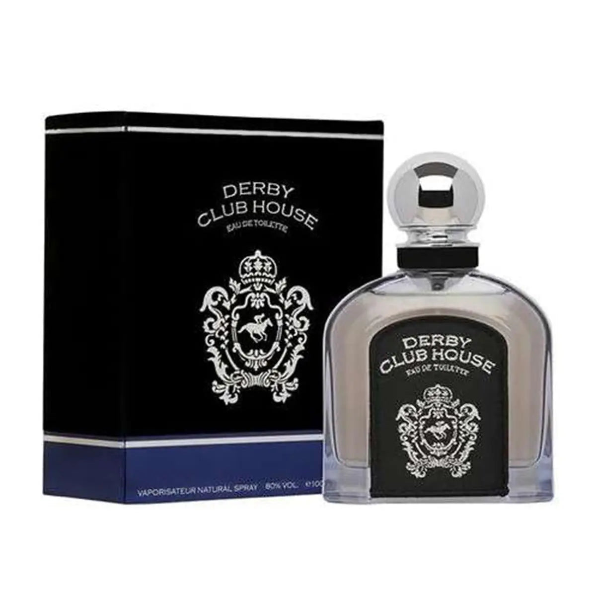 Armaf Derby Club House Eau De Toilette 100ml spray by Jag Couture London - New York, showing the perfume bottle.